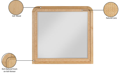 Abbington Natural Mirror M