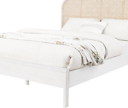 Abbington White Ash Wood Full Bed (3 Boxes) F