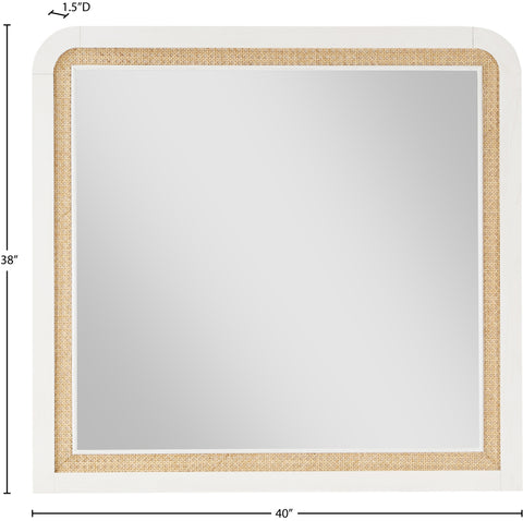 Abbington White Mirror M