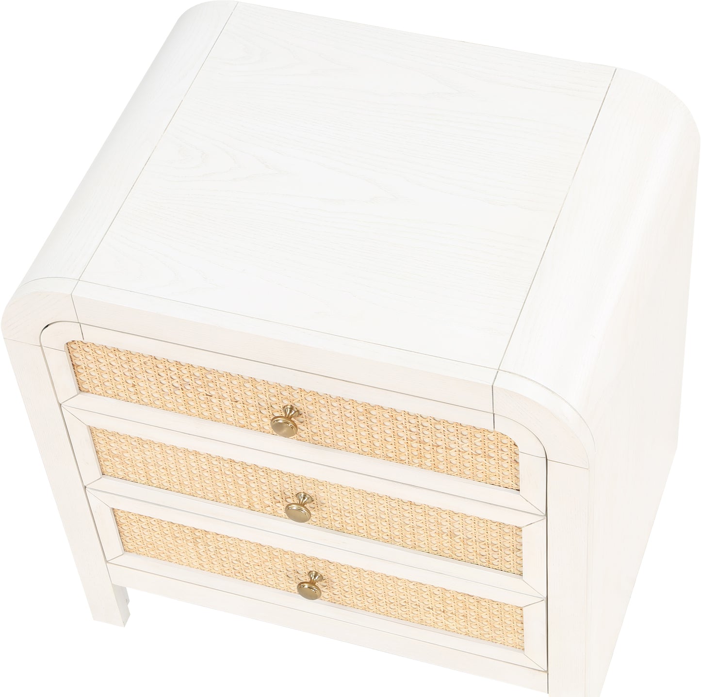 abbington white night stand ns