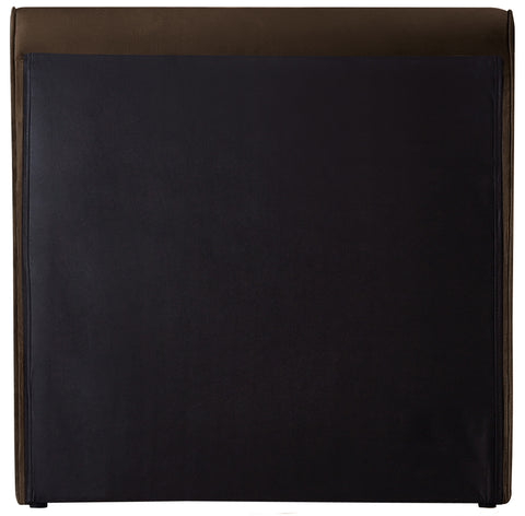 Encore Brown Velvet Twin Bed (3 Boxes) T