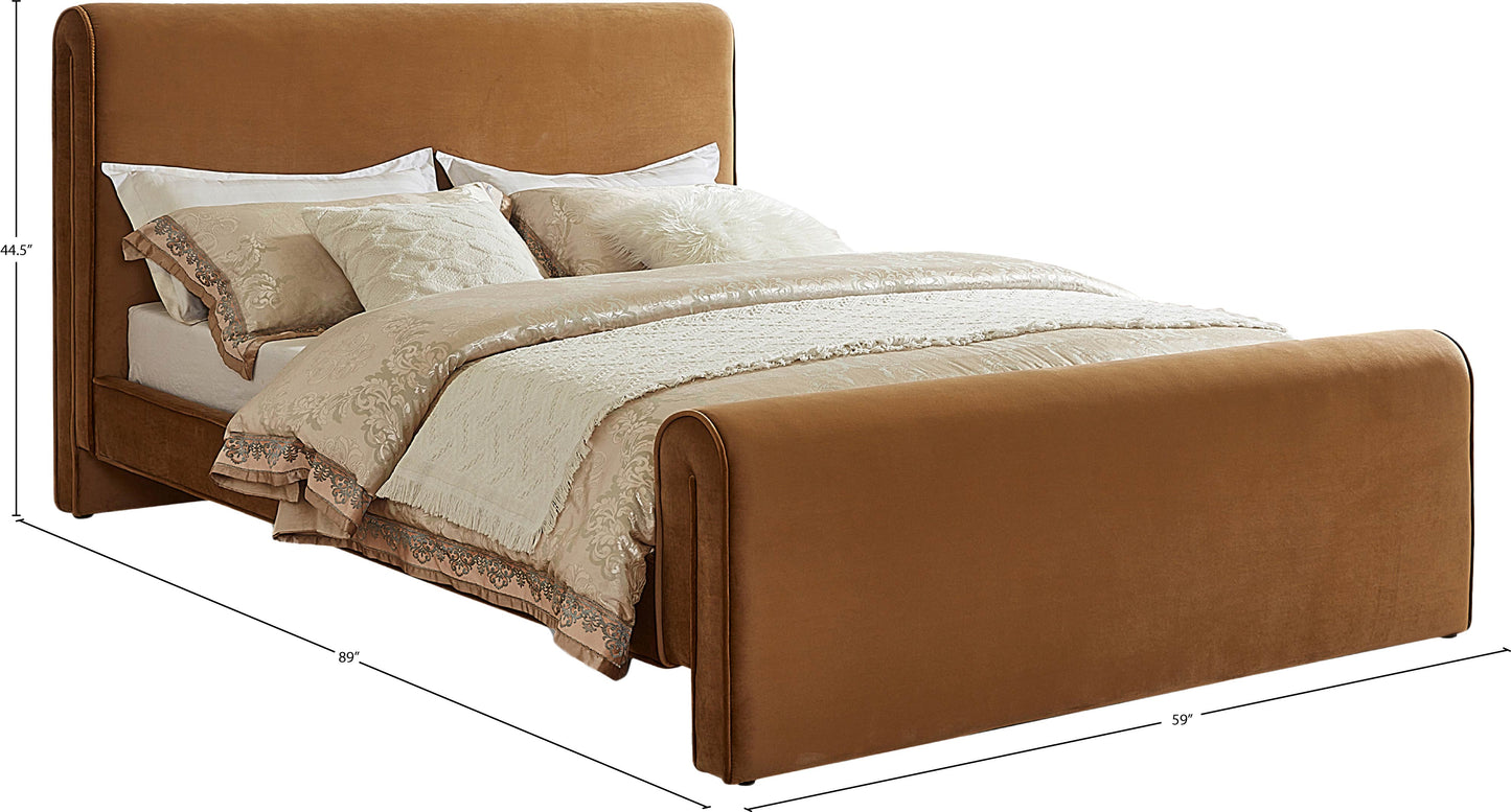 encore saddle velvet full bed (3 boxes) f