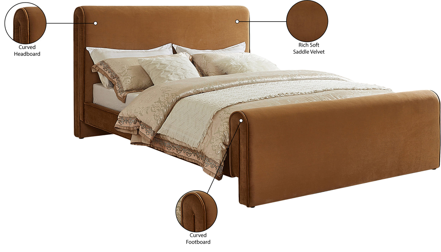 encore saddle velvet full bed (3 boxes) f