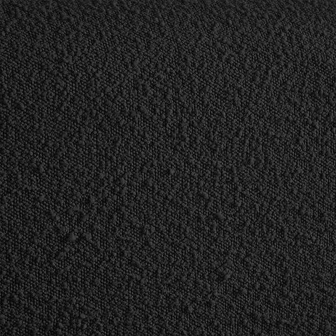 Kira Black Boucle Fabric Twin Bed (3 Boxes) T