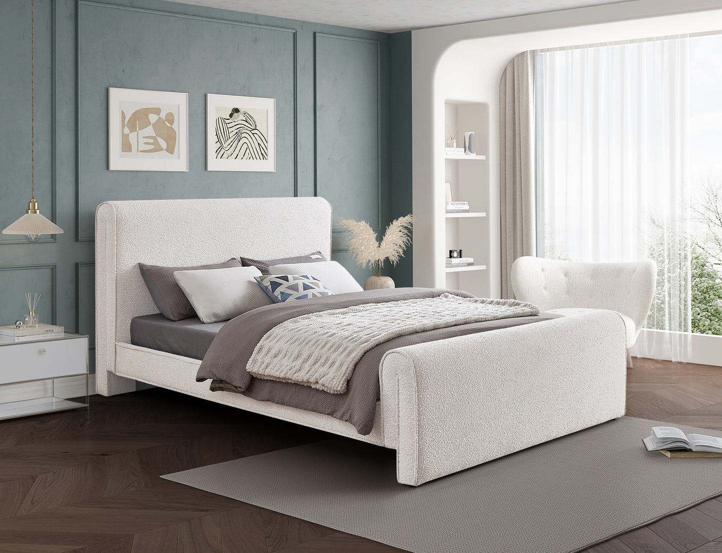 queen bed (3 boxes)