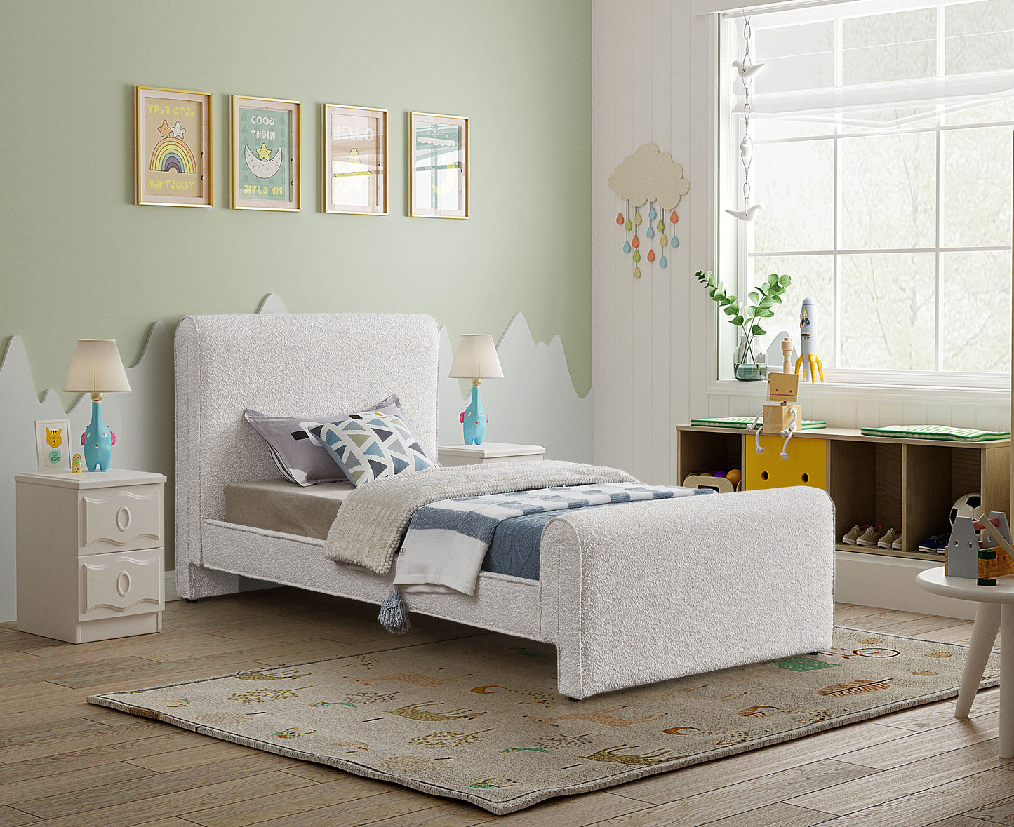 twin bed (3 boxes)