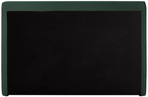 Waverly Green Boucle Fabric Upholstered Queen Bed, 1 Piece