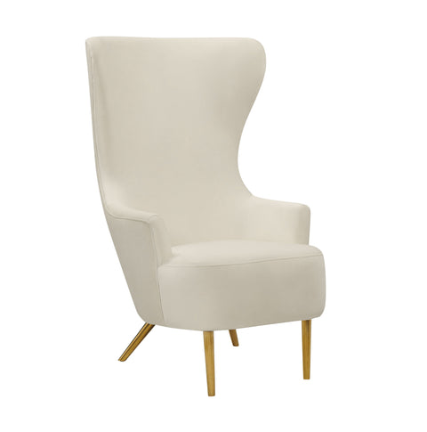Florence Maraisa Performance Velvet Wingback Accent Chair by Inspire Me! Home Decor - image 1