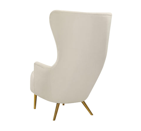 Florence Marais Julia Performance Velvet Wingback Accent Chair by Inspire Me! Home Decor - image 3