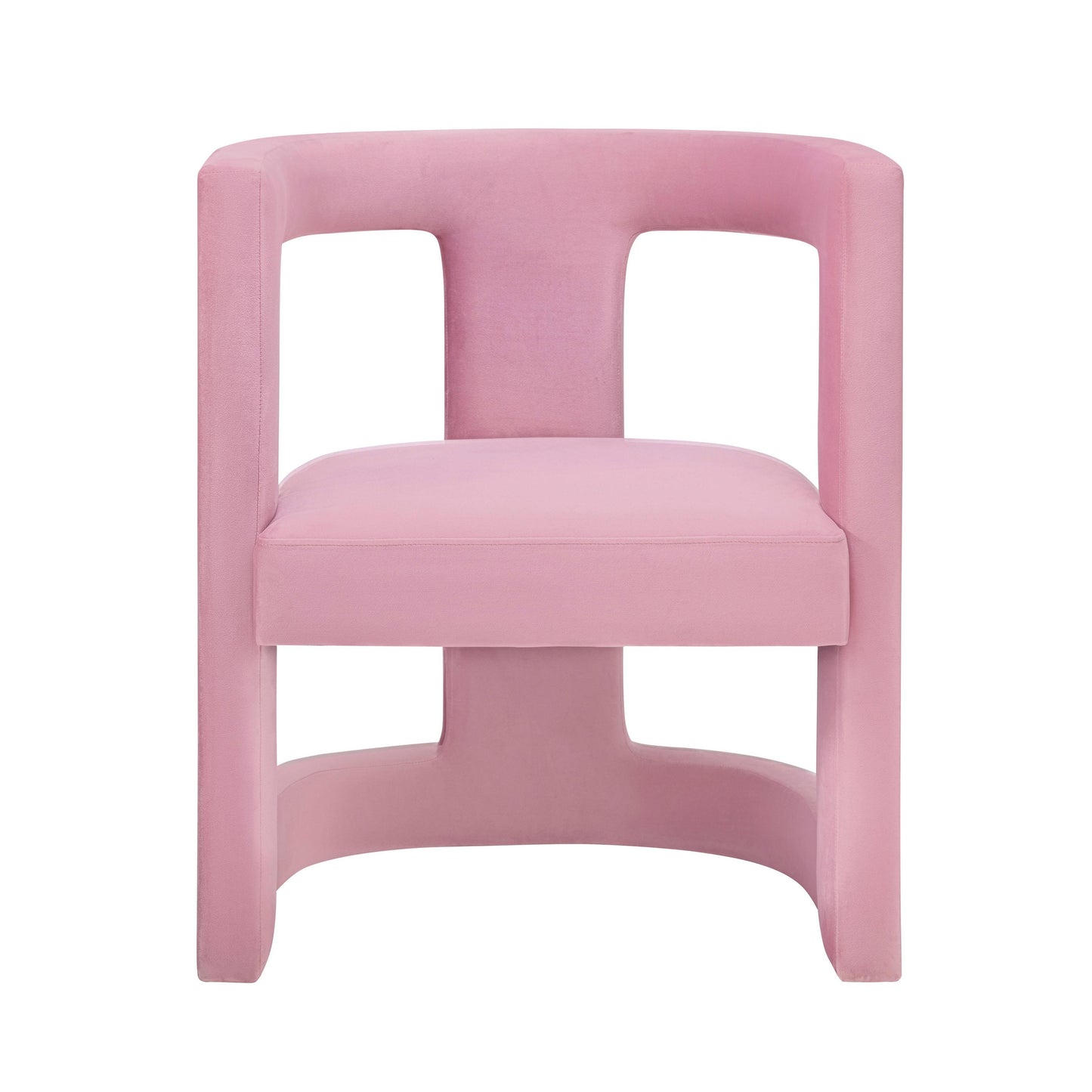 morgan pink velvet chair