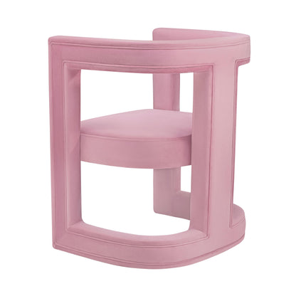 Morgan Pink Velvet Chair