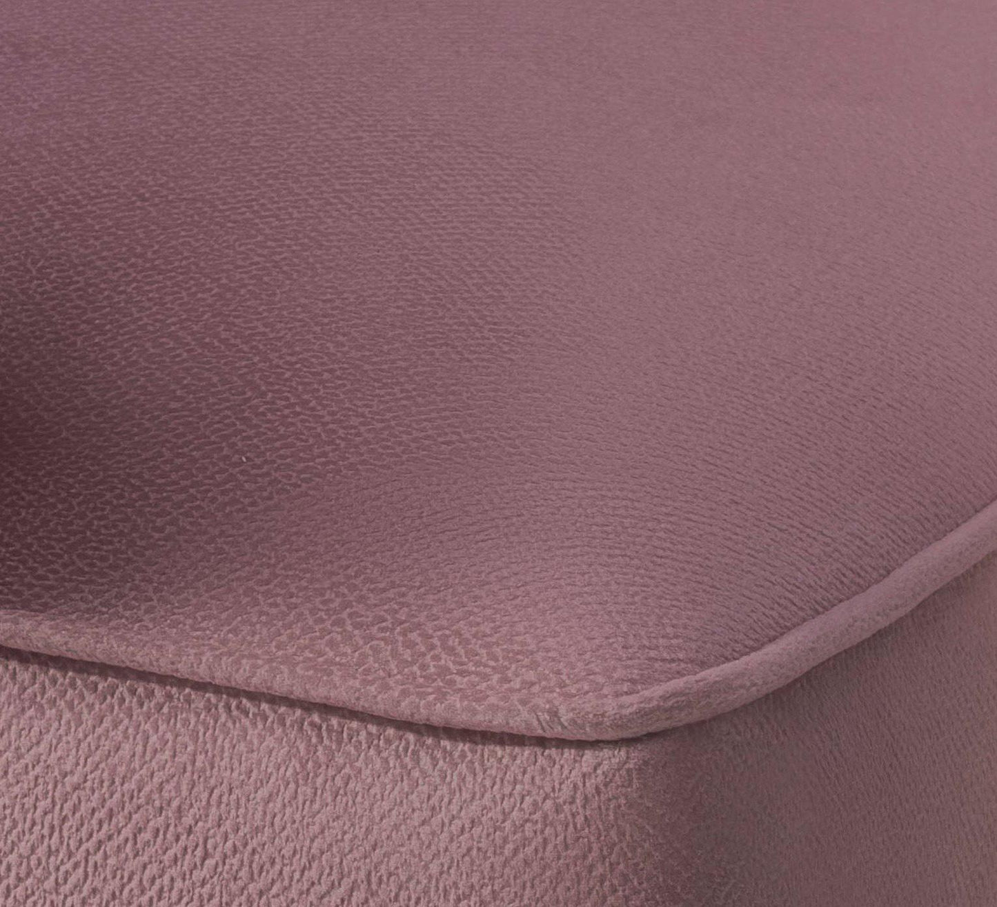 ines pink slub velvet chair