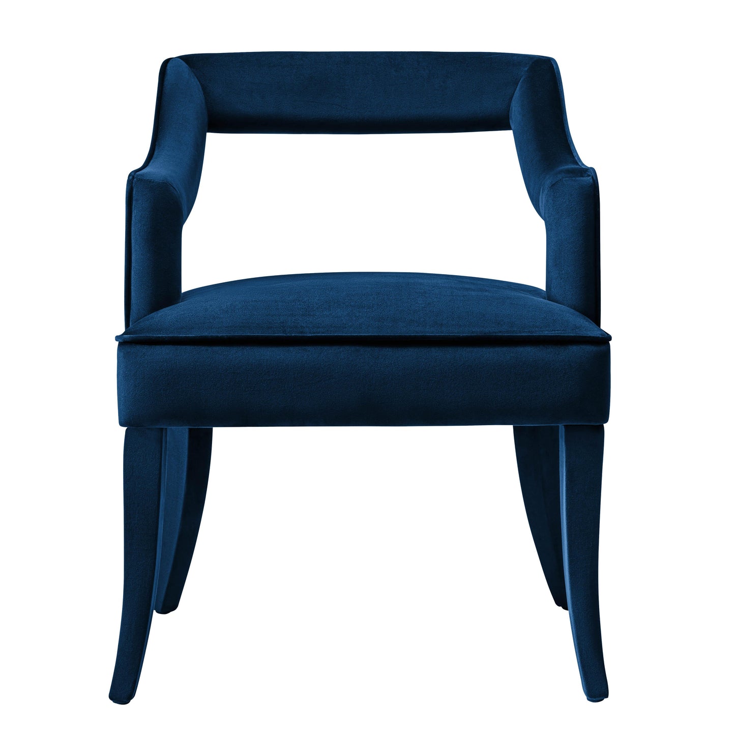 ines navy velvet chair