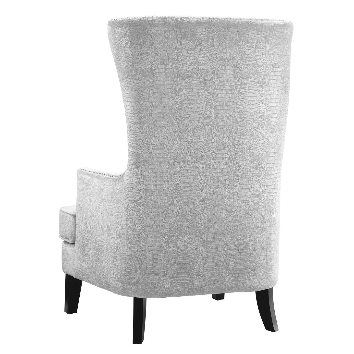 june silver croc tall chair