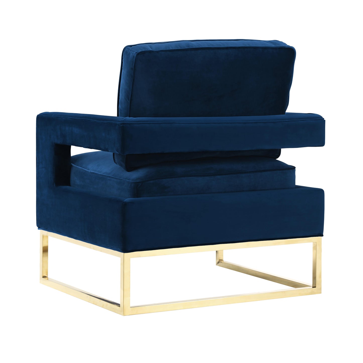 josephine navy velvet chair