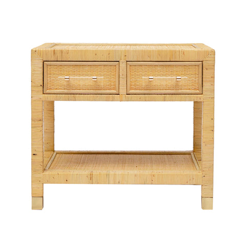 Collins Natural Rattan Nightstand