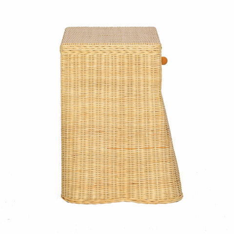 Vivienne Ravenna 25" Natural Rattan Nightstand With Drawer - image 5