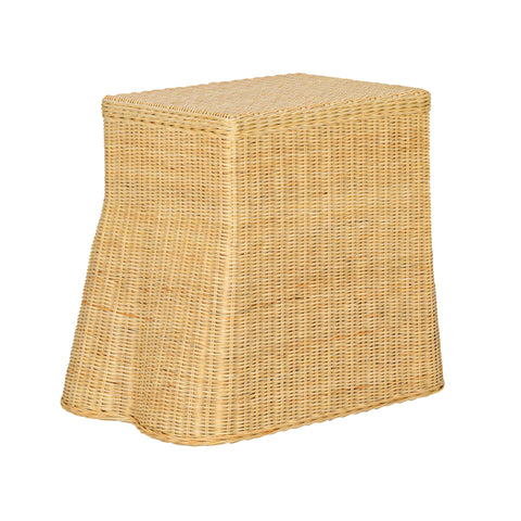 Vivienne Ravenna 25" Natural Rattan Nightstand With Drawer - image 7