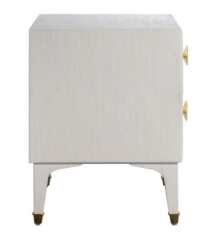 Draco White Nightstand