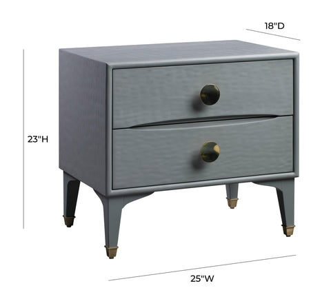 Leonie Devereux 25" 2-Drawer Nightstand - image 9