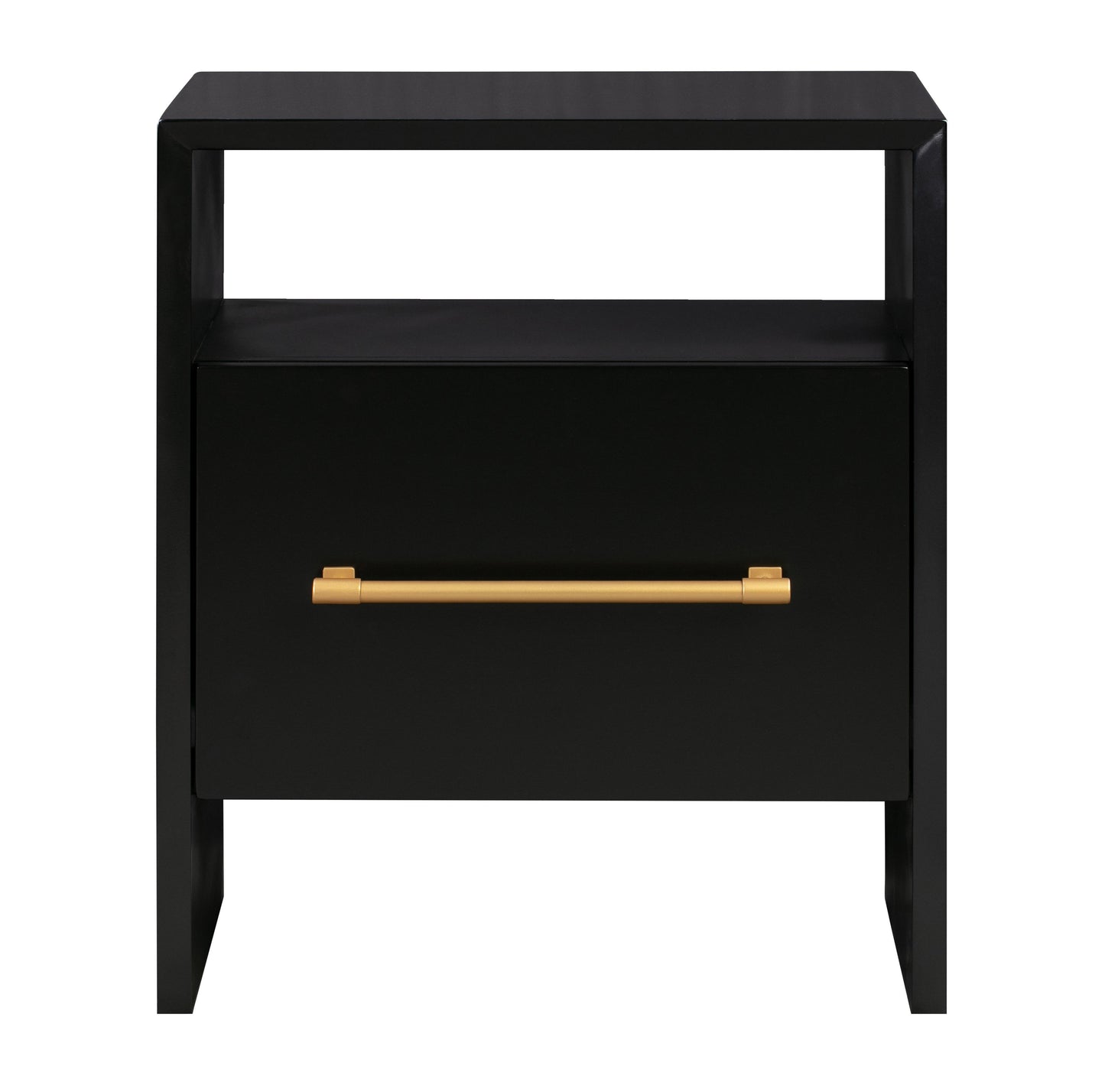 aiden black nightstand