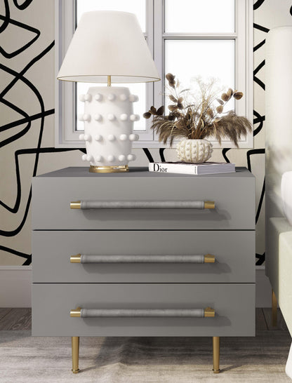 Bubbles Grey Nightstand