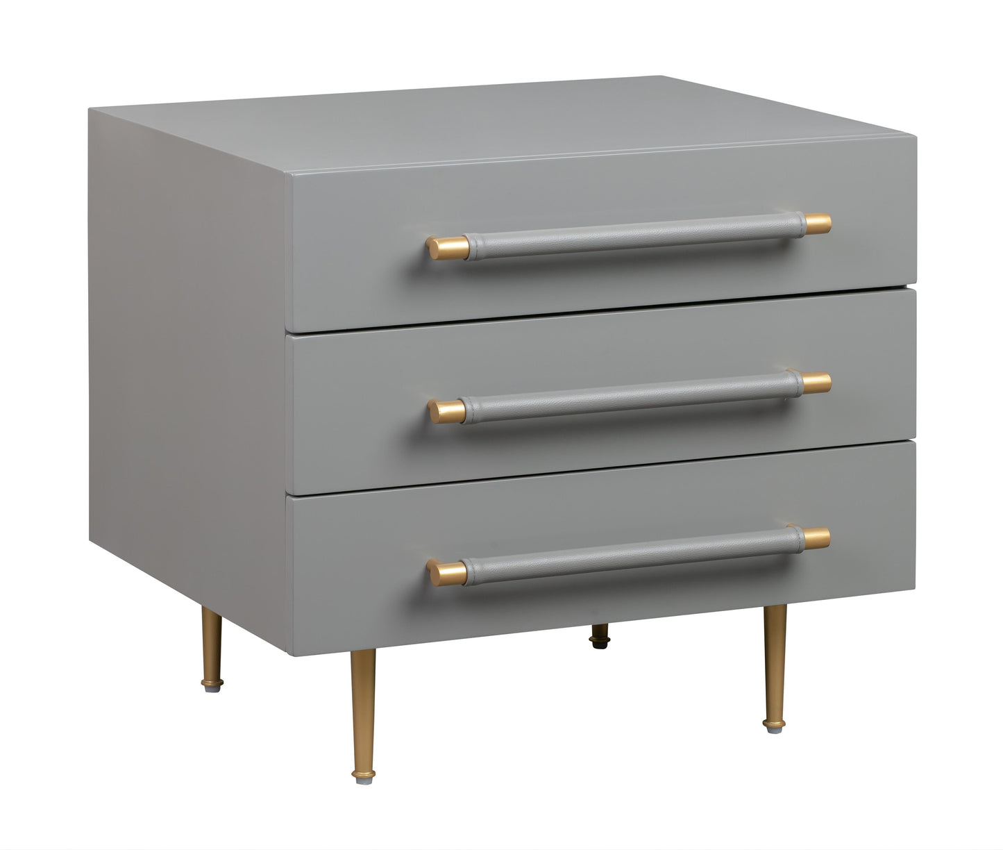 bubbles grey nightstand