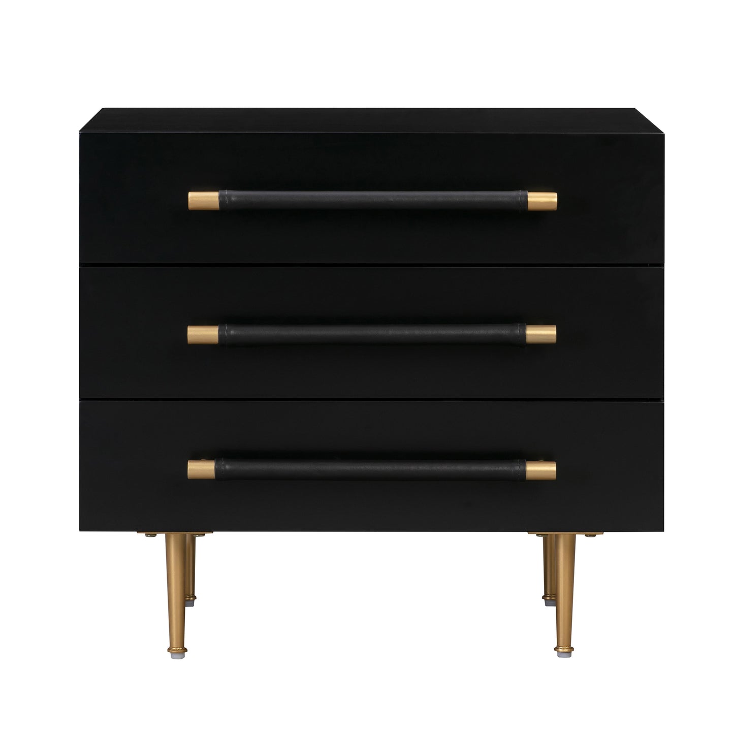 bubbles black nightstand