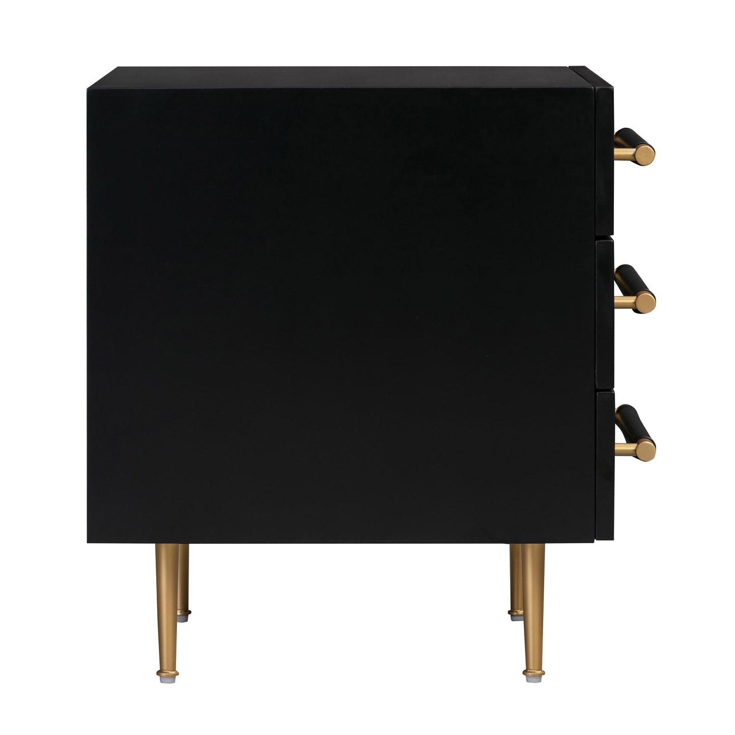 bubbles black nightstand