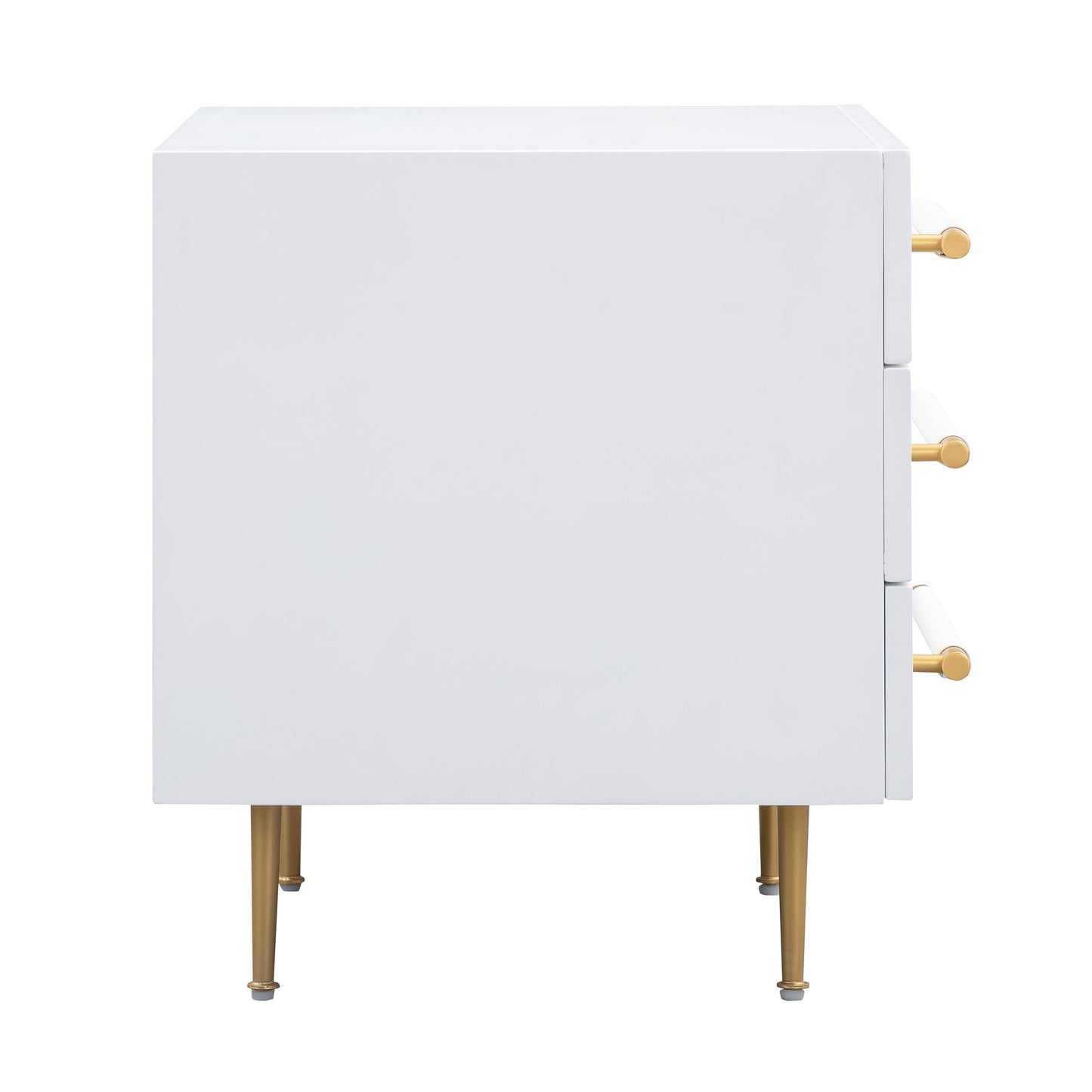 bubbles white nightstand