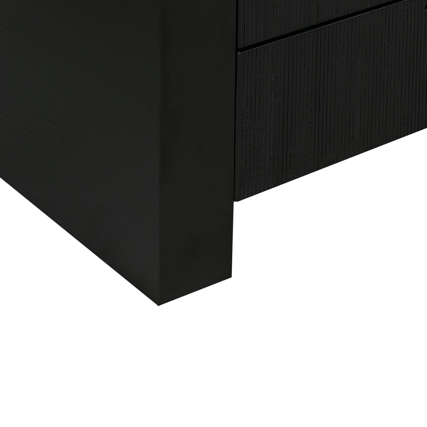 maven 6 drawer black dresser