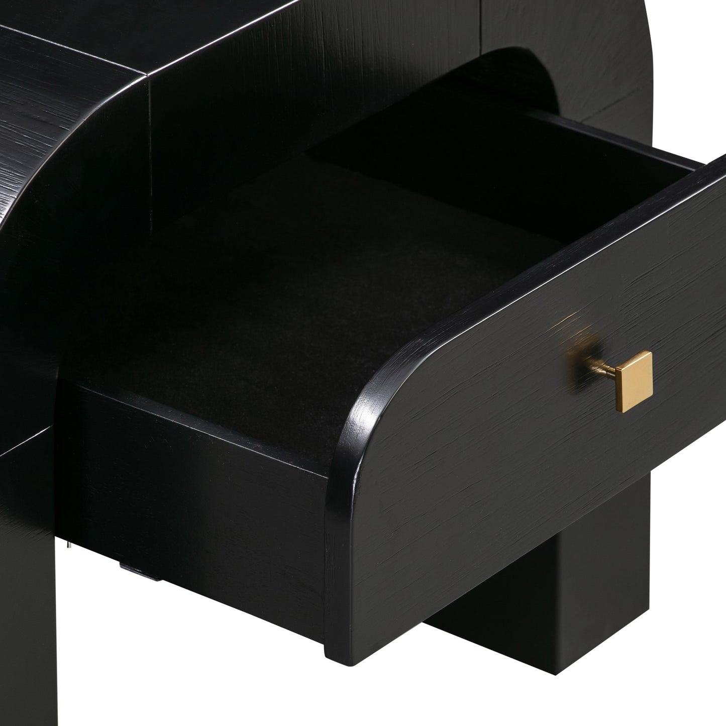 maven black nightstand