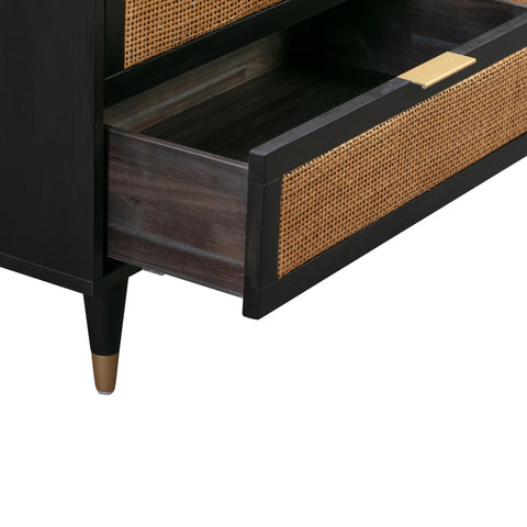 Beatrice StClair 60" Cane 6-Drawer Dresser - image 6