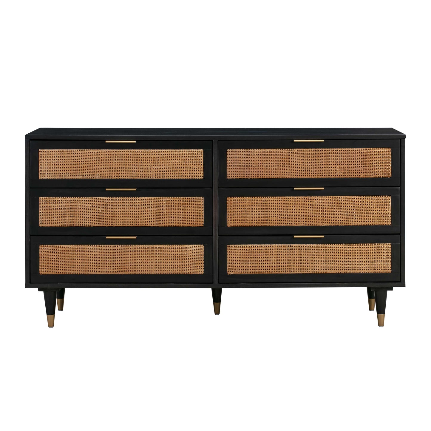 hope noir 6 drawer dresser