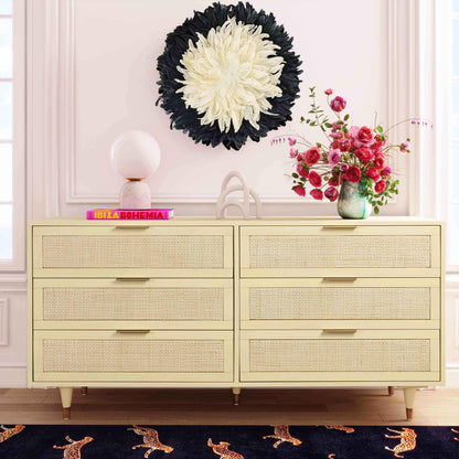 Hope Buttermilk 6 Drawer Dresser