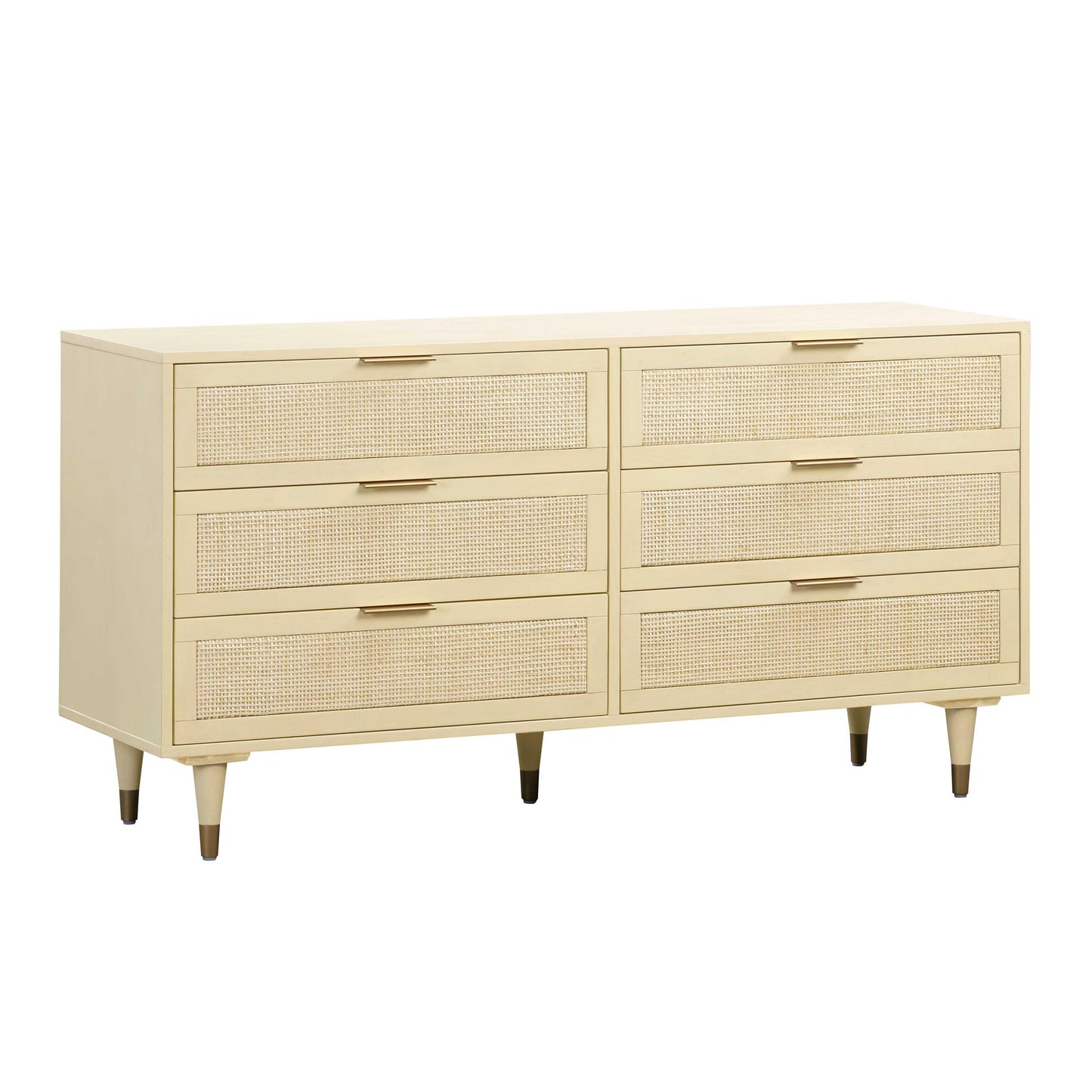 hope buttermilk 6 drawer dresser