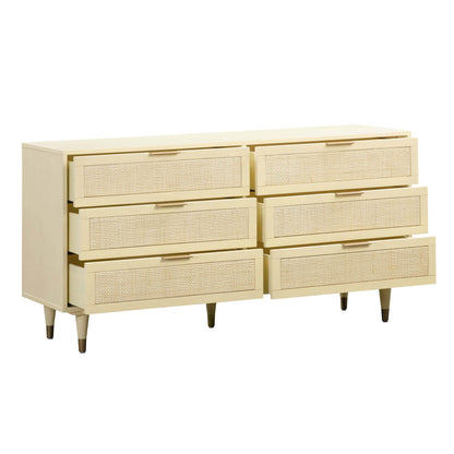 Hope Buttermilk 6 Drawer Dresser