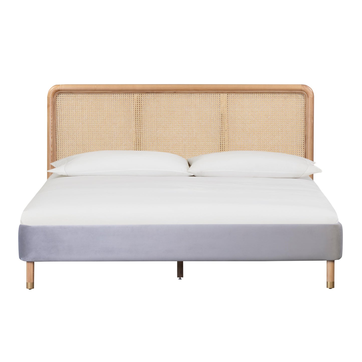 circe grey queen bed