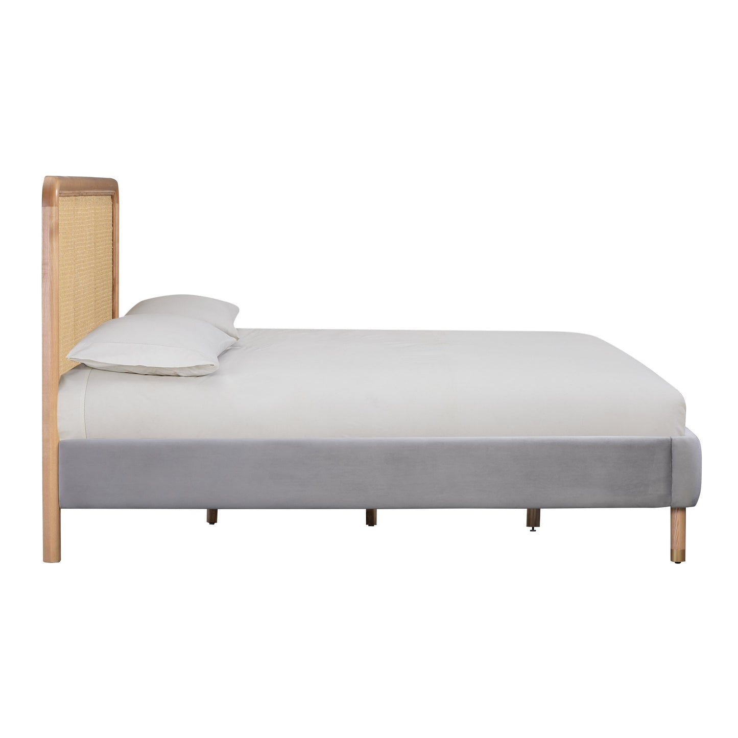 circe grey queen bed