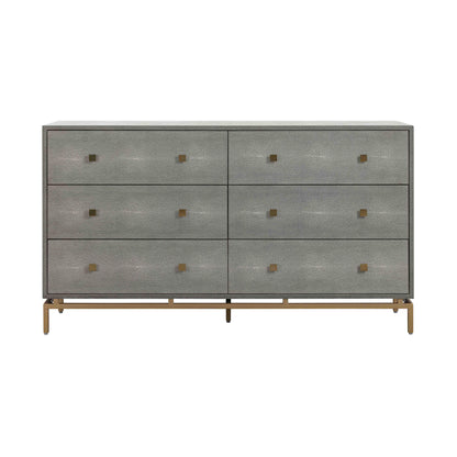 Niel Shagreen 6 Drawer Dresser