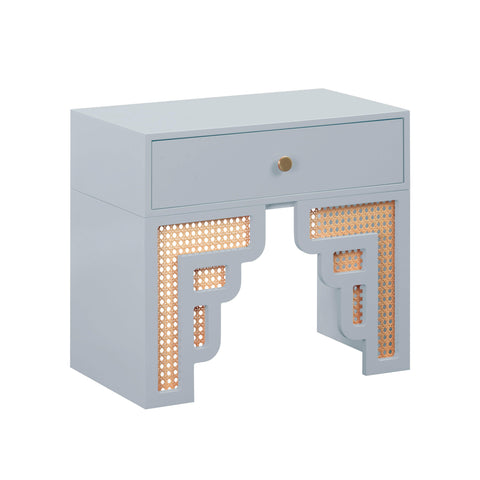 Arielle Valois 26" Rattan Nightstand With Drawer - image 1