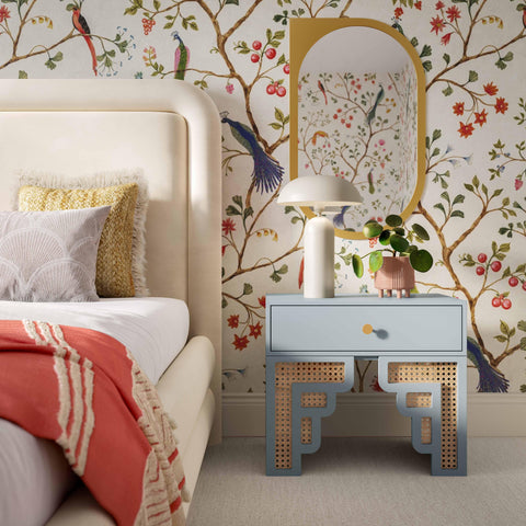 Arielle Valois 26" Rattan Nightstand With Drawer - image 6