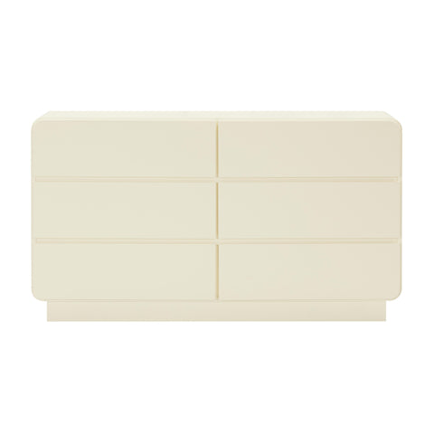 Baila Cream 6-Drawer Dresser