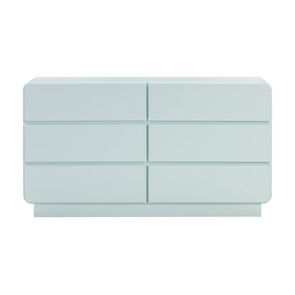 Baila Blue 6-Drawer Dresser