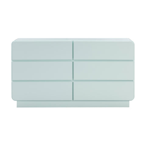 Baila Blue 6-Drawer Dresser
