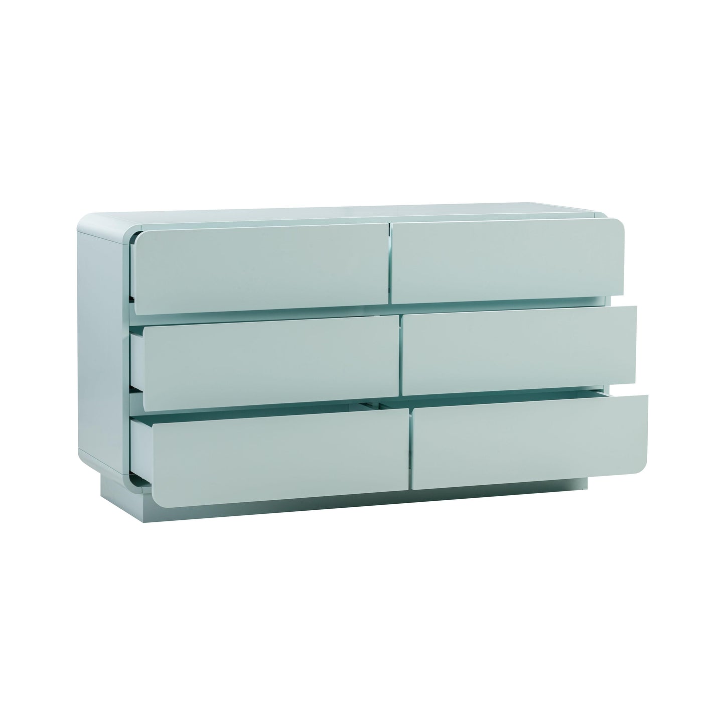 baila blue 6-drawer dresser