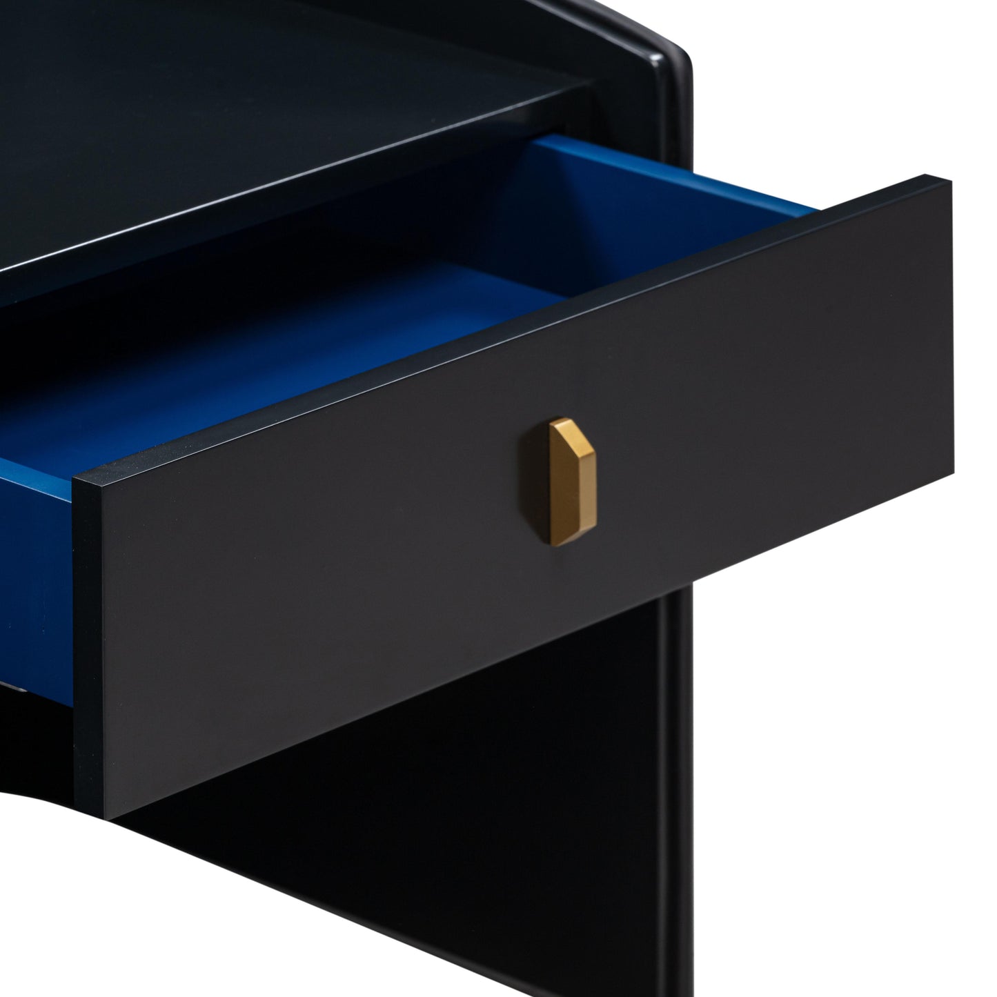 amara black lacquer nightstand