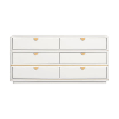 Lucy Cream 6 Drawer Dresser