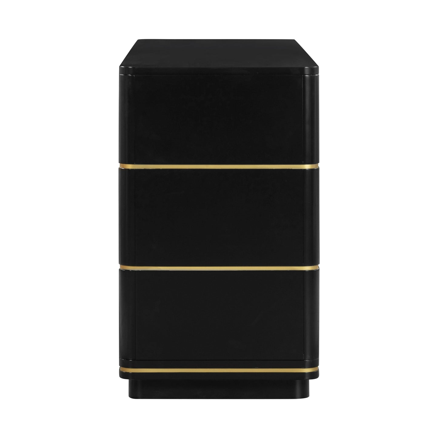 lucy black 6 drawer dresser