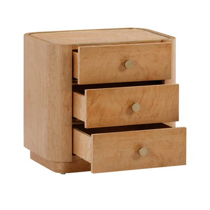 Lillian Natural Birdseye Maple Nightstand